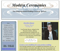 Tablet Screenshot of modernceremonies.com
